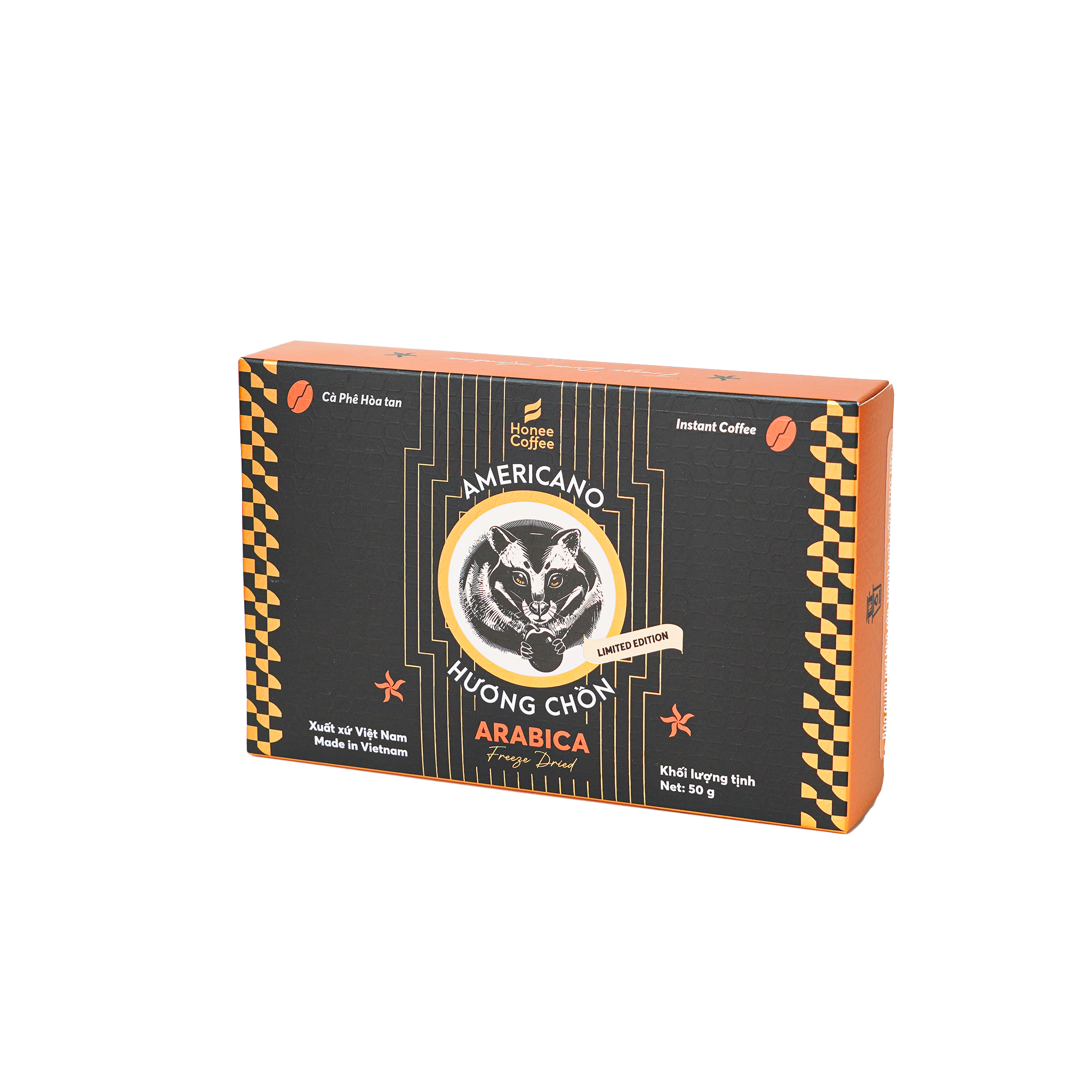Cà Phê Hòa Tan Sấy Lạnh Arabica Gói - Gu nhẹ nhàng - Hộp 50g (20 gói) Tiện lợi mang đi du lịch - Ban Me Gold