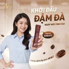 Cà Phê Hòa Tan Sấy Lạnh Robusta Gói - Gu đậm đà - Hộp 50g (20 gói) - Chính Hãng Ban Me Gold