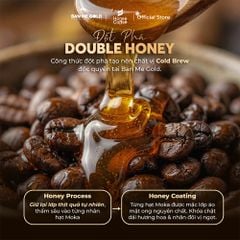 [KÈM BÌNH Ủ] Cà Phê Ủ Lạnh Cold Brew Bằng Hạt Cà Phê Moka PHỦ MẬT ONG HẬU NGỌT SÂU - Honey Moka Cafe Ủ Lạnh Cold Brew