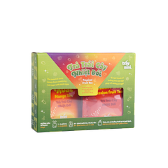 TRÀ TRÁI CÂY NHIỆT ĐỚI MIX 5 VỊ 50G [5 GÓI VUÔNG × 10G]