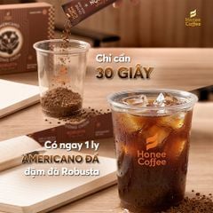 Cà Phê Hòa Tan Sấy Lạnh Robusta Gói - Gu đậm đà - Hộp 50g (20 gói) - Chính Hãng Ban Me Gold