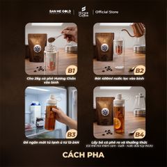 [KÈM BÌNH Ủ] Cà Phê Ủ Lạnh Cold Brew Bằng Hạt Cà Phê Hương Chồn SIÊU ÊM, MƯỢT, KHÔNG ĐẮNG GẮT - Cafe Ủ Lạnh Cold Brew