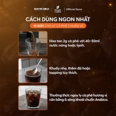 Cà Phê Hòa Tan Sấy Lạnh Hương Chồn Americano 100% Arabica - Hũ (50g) | BMG