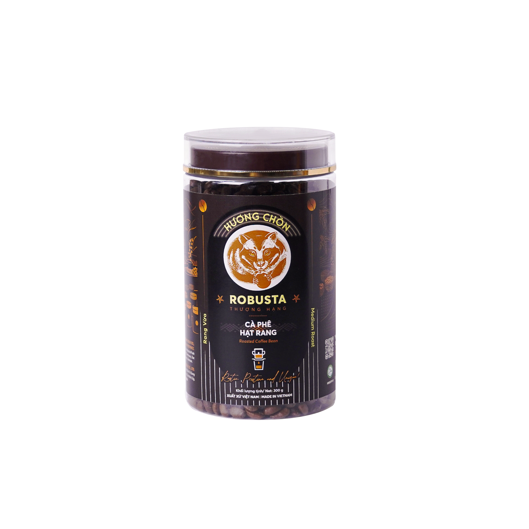 CÀ PHÊ HẠT RANG 100% ROBUSTA HƯƠNG CHỒN THƯỢNG HẠNG