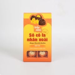 Sô Cô La Nhân Xoài - Vị Đậm Đà Hài Hòa (Rich), Nhân Xoài Thơm Ngọt - Hộp (60gr) | Traynini - Chính Hãng Ban Me Gold