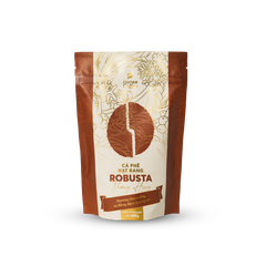 [Thượng Hạng] Cà Phê Hạt Rang Robusta - Túi 200gr | Honee Coffee - Chính Hãng Ban Me Gold