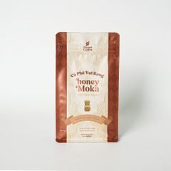 [Thượng Hạng] Cà Phê Hạt Rang Honey Moka - Túi 200gr | Honee Coffee - Chính Hãng Ban Me Gold