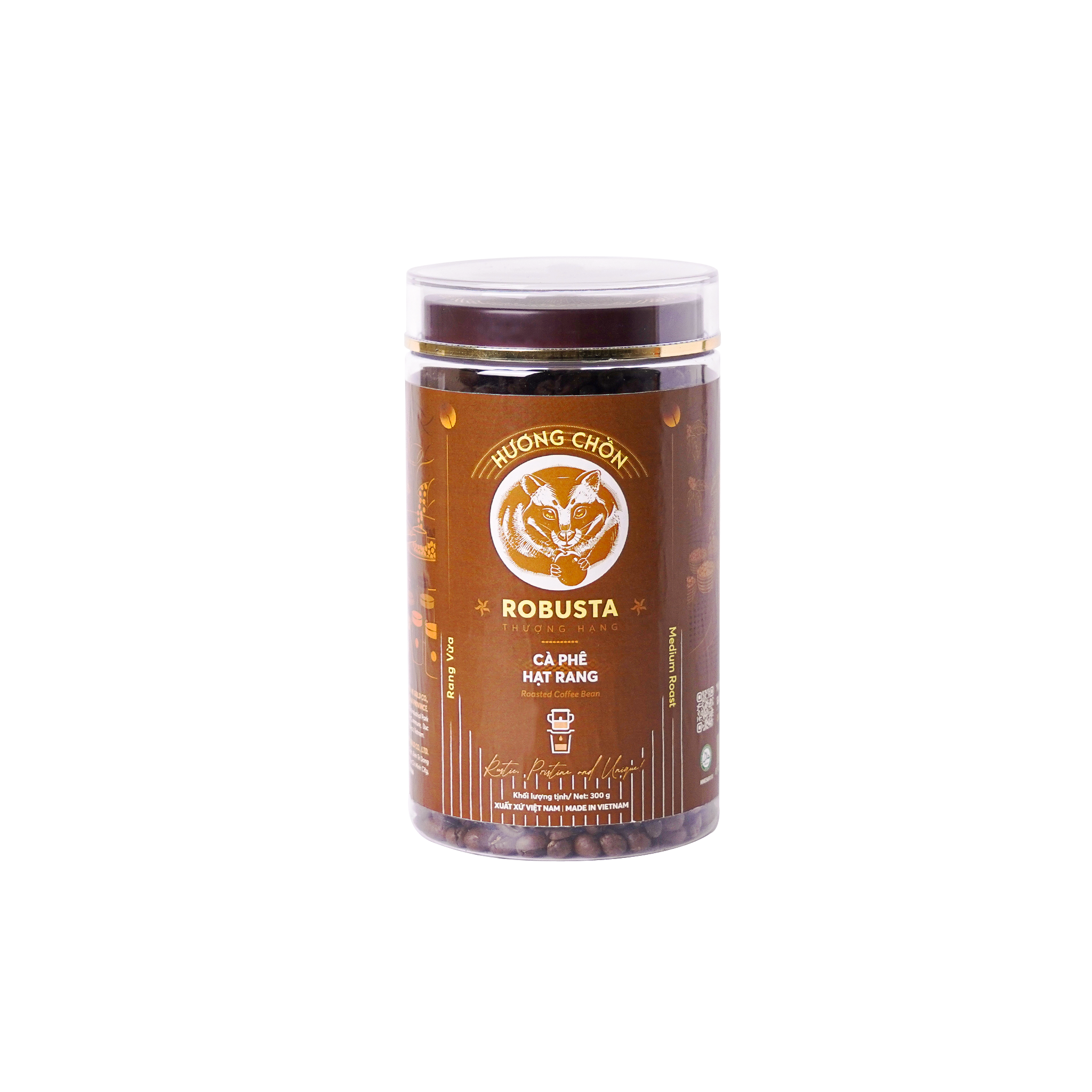 CÀ PHÊ HẠT RANG 100% ROBUSTA HƯƠNG CHỒN THƯỢNG HẠNG