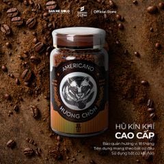 Cà Phê Hương Chồn Sấy Lạnh Americano (30g/80g) - Cà Phê Hòa Tan Sấy Lạnh 100% Robusta