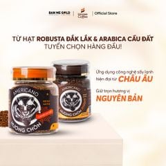 [COMBO TRẢI NGHIỆM] 100% Cà Phê Arabica (50g) x Robusta (30g) Sấy Lạnh Hương Chồn Americano