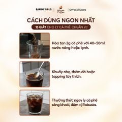 Cà Phê Hương Chồn Sấy Lạnh Americano (30g/80g) - Cà Phê Hòa Tan Sấy Lạnh 100% Robusta