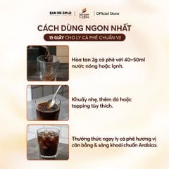 Cà Phê Sấy Lạnh Hương Chồn Americano (50g) - Cà Phê Hòa Tan Sấy Lạnh 100% Hạt Arabica