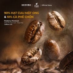 [THƯỢNG HẠNG] Cà Phê Hương Chồn (Vàng) Hạt Rang Mộc (200g) Cà Phê Chồn Nguyên Chất Chính Hãng Ban Me Gold - Honee Coffee