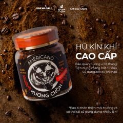 Cà Phê Hòa Tan Sấy Lạnh Hương Chồn Americano 100% Arabica - Hũ (50g) | BMG