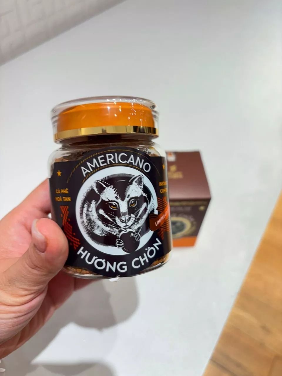 Cà Phê Hòa Tan Sấy Lạnh Hương Chồn Americano 100% Arabica - Hũ (50g) | BMG