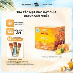 [COMBO TIẾT KIỆM] 5 Hộp Trà Trái Cây Nhiệt Đới Hạt Chia - 50 Gói - Chính Hãng Ban Me Gold - Trấy NiNì