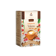 CÀ PHÊ HÒA TAN VALENS PHẤN HOA CÀ PHÊ (160G) [10 Gói × 16g]