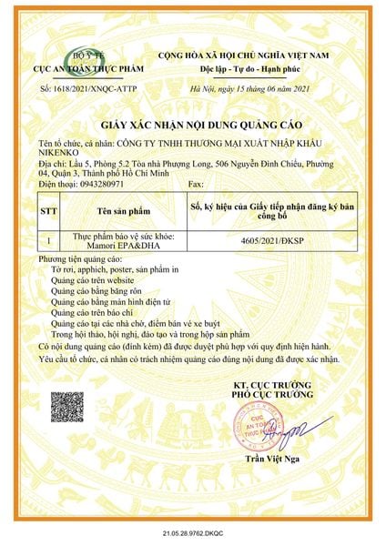 Viên Uống Mamori DHA & EPA Hỗ Trợ Trí Nhớ