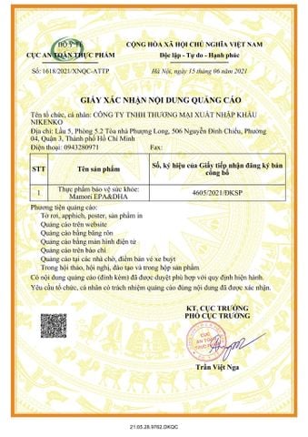 Viên Uống Mamori DHA & EPA Hỗ Trợ Trí Nhớ