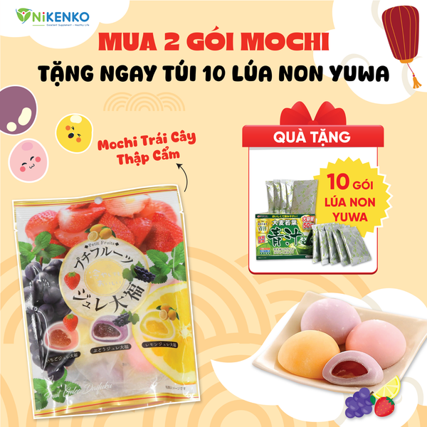 Bánh Mochi Trái Cây Mix Nhật Bản – Tinh tế trong từng hương vị-115g