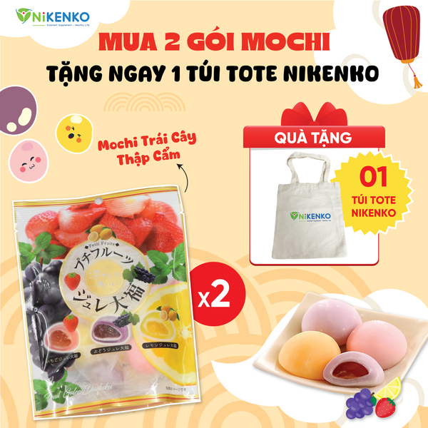 Bánh Mochi Trái Cây Mix Nhật Bản – Tinh tế trong từng hương vị-115g