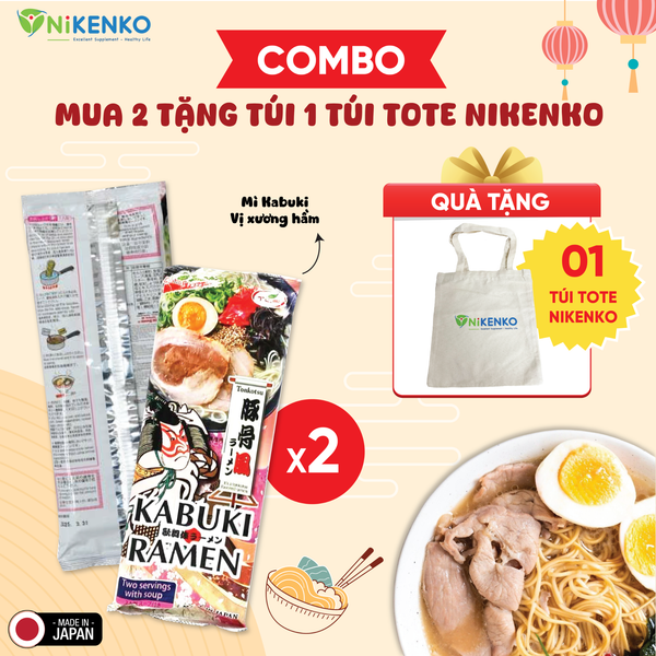 Kabuki Ramen – Bát Mì Xương Hầm Đậm Đà Chuẩn Nhật (190g)