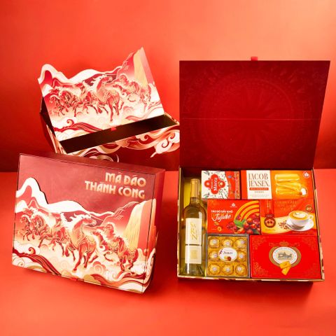 Set quà Mã Đáo Thành Công Đỏ A15-8