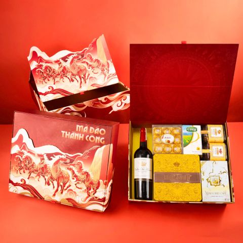 Set Quà Mã Đáo Thành Công Đỏ A19-8