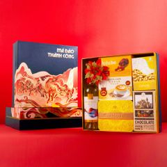 Set quà Mã Đáo Thành Công( Đỏ và Xanh Dương) A19-9