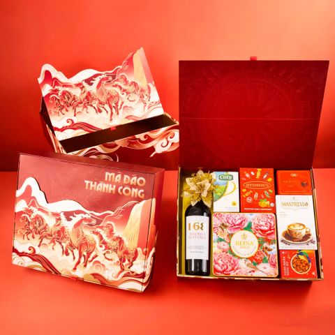 Set Quà Mã Đáo Thành Công Đỏ A22-8