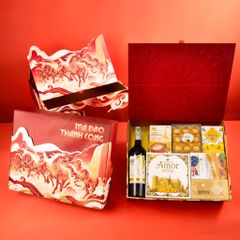 Set quà Mã Đáo Thành Công Đỏ A4-8