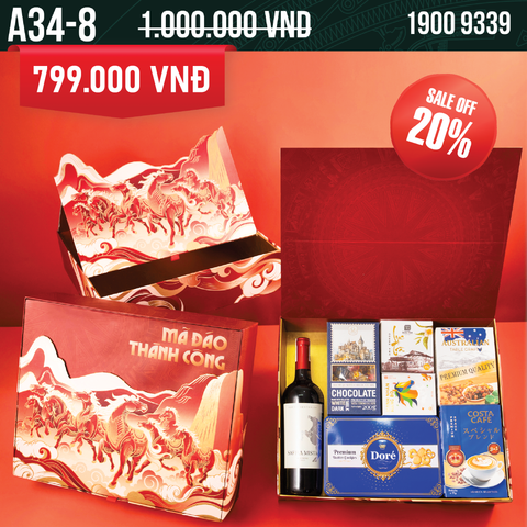 Set Quà Mã Đáo Thành Công A34-8