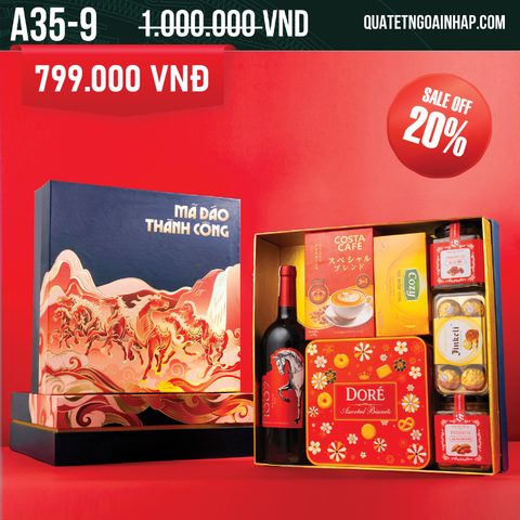 Set Quà Mã Đáo Thành Công A35-9
