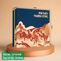Set quà Mã Đáo Thành Công( Đỏ và Xanh Dương) A15-9