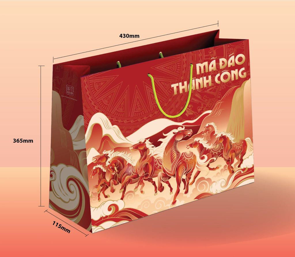 Set Quà Mã Đáo Thành Công Đỏ A20-8