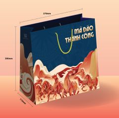 Set quà Mã Đáo Thành Công( Đỏ và Xanh Dương) A19-9