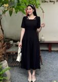  Váy dáng dài dập ly - TFL742BLK 