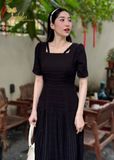  Váy dáng dài dập ly - TFL742BLK 