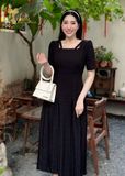  Váy dáng dài dập ly - TFL742BLK 