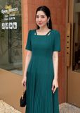  Váy dáng dài dập ly - TFL742GRN 