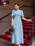  Đầm Dài Maxi Cổ V (có Bigsize) Cho Quý Cô U40-U60 - TFL746 
