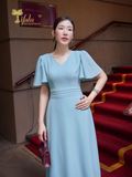  Đầm Dài Maxi Cổ V (có Bigsize) Cho Quý Cô U40-U60 - TFL746 