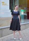  Đầm lụa dự tiệc - TFL747BLK 