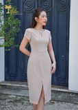  Đầm tiệc ôm xẻ trước - TFL825BE 