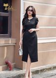  Đầm tiệc ôm xẻ trước - TFL825BLK 