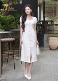  Đầm midi dáng ôm dự tiệc - TFL829WHT 