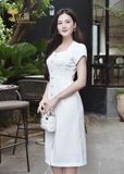  Đầm midi dáng ôm dự tiệc - TFL829WHT 