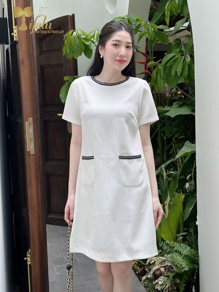  Đầm suông bigsize dự tiệc, công sở - TFL320WHT 