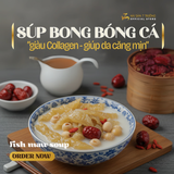  Deal hời - Combo bóng cá chẽm nấu súp bào ngư vi cá, tiềm gà - Sea bass fish maw for soup 