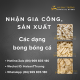  [Bulk Order] Dried Fish Maw - [SỈ] Bong Bóng Cá Xuất Khẩu 